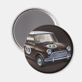 Aimant Mini Cooper S brown (Recto/Verso)