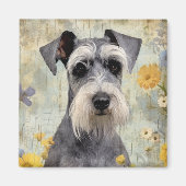 Aimant Mini Schnauzer (Devant)