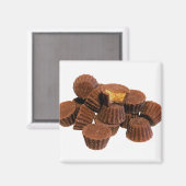 Aimant Mini traitements au chocolat et à l'arachide (Recto/Verso)