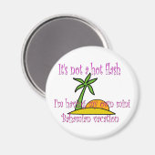 Aimant Mini vacances bahaméennes (Recto/Verso)