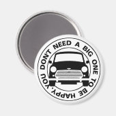 Aimant Mini voiture britannique classique d'origine (Recto/Verso)