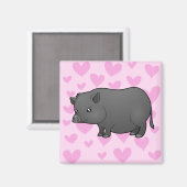 Aimant Miniature Cochon Love (Recto/Verso)