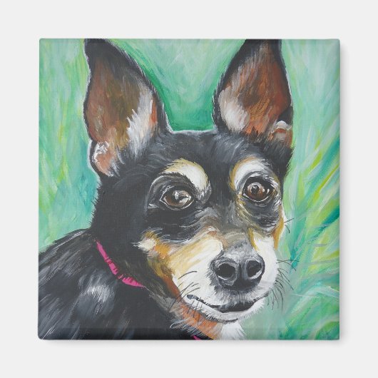 Aimant Miniature de Pinscher (Devant)