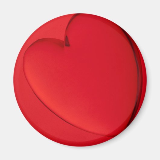 Aimant Miniature en forme de coeur acrylique (Devant)