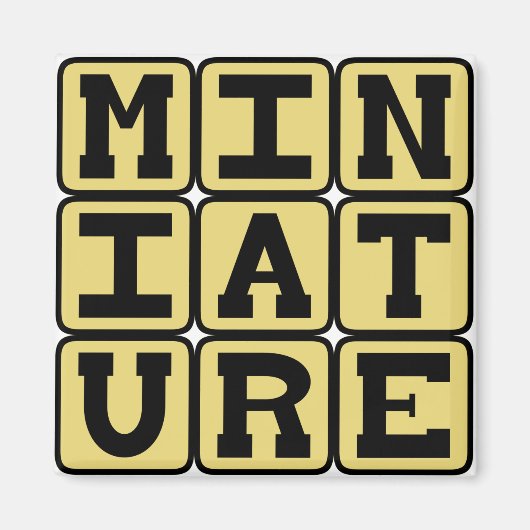 Aimant Miniature, Petit objet de collection (Devant)