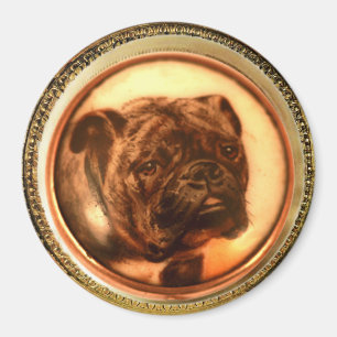 Aimant MINIATURE PORTRAITS DE CHIEN Bulldog