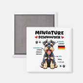 Aimant Miniature Schnauzer Owner Funny Mini Schnauzer Lov (Recto/Verso)