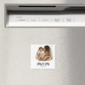 Aimant Minimal Black Script Mom Established (In Situ (Lave-vaisselle))