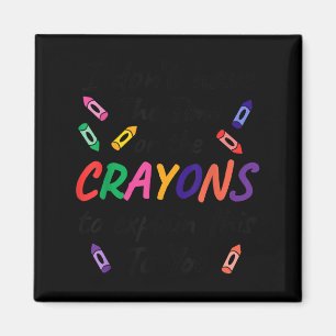 Aimant Minimal je n'ai pas le temps crayons expliquent ce
