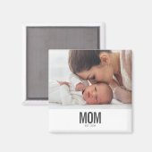 Aimant Minimal Mom Established Photo (Recto/Verso)