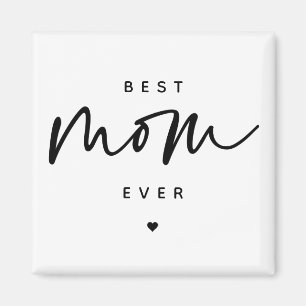 Aimant Minimaliste Meilleure maman jamais élégante Typo