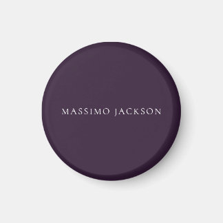 Aimant Minimaliste Moderne Violet Foncé