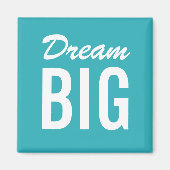 Aimant minimaliste turquoise (Devant)