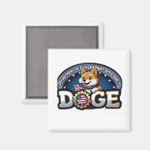 Aimant Ministère De L'Efficacité Gouvernementale Chien De (Recto/Verso)