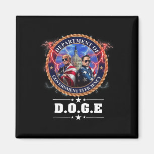 Aimant Ministère de l'Efficacité Gouvernementale Doge Tru