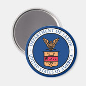 Aimant Ministère du travail (Recto/Verso)