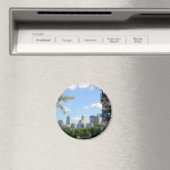 Aimant Minneapolis Skyline avec Boom Island Lighthouse (In Situ (Lave-vaisselle))