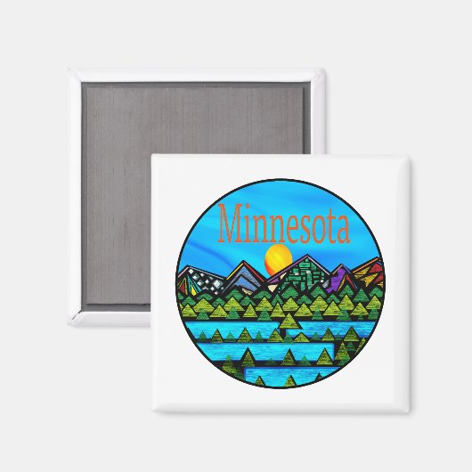 Aimant Minnesota dream (Recto/Verso)