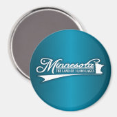 Aimant Minnesota État minier (Recto/Verso)