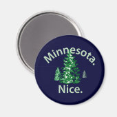 Aimant Minnesota Nice. Point ! (Recto/Verso)