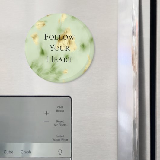 Aimant Mint Green Gold Cowhide (In situ (réfrigérateur))