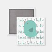 Aimant Mint Hello Bird (Recto/Verso)