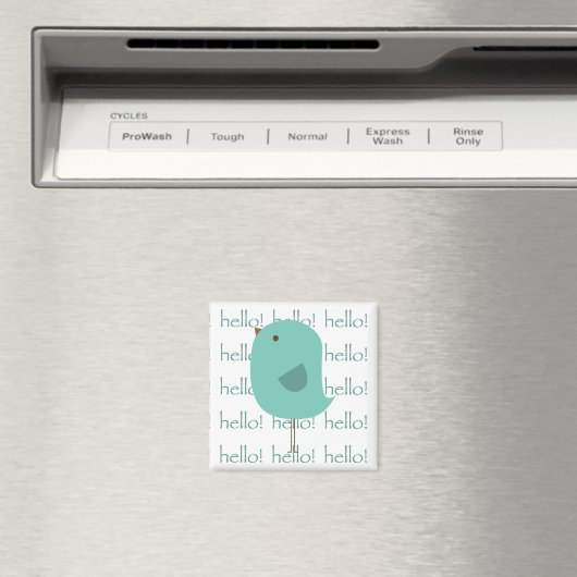 Aimant Mint Hello Bird (In Situ (Lave-vaisselle))