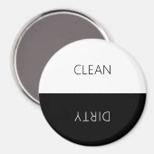 Aimant Minuscule lave-vaisselle nettoyant sale (Recto/Verso)