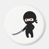 Aimant Minuscule Ninja en colère (Devant)