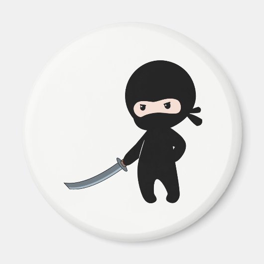 Aimant Minuscule Ninja en colère (Devant)