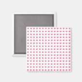Aimant Minuscules coeurs roses (Recto/Verso)