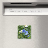 Aimant minuscules fleurs bleues (In Situ (Lave-vaisselle))