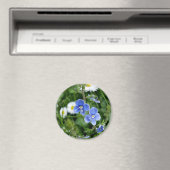 Aimant minuscules fleurs bleues (In Situ (Lave-vaisselle))