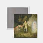 Aimant Miranda, Prospero et Ariel, de "The Tempest" par (Recto/Verso)