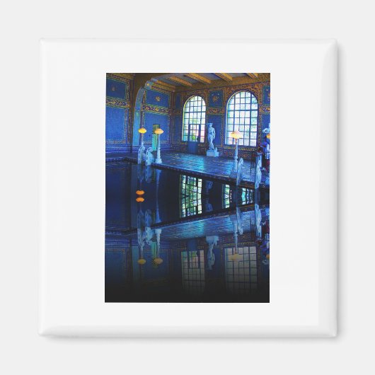 Aimant Mirror Image Hearst Castle Piscine intérieure (Devant)