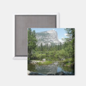 Aimant Mirror Lake View à Yosemite National Park (Recto/Verso)