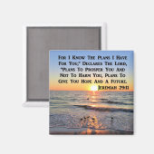 AIMANT MISE EN LIGNE DE JEREMIAH 29:11 SCELER (Recto/Verso)