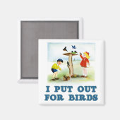 Aimant Mise en vente pour oiseaux (enfants) (Recto/Verso)