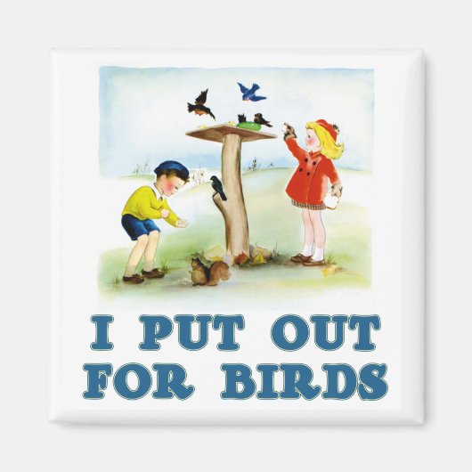 Aimant Mise en vente pour oiseaux (enfants) (Devant)