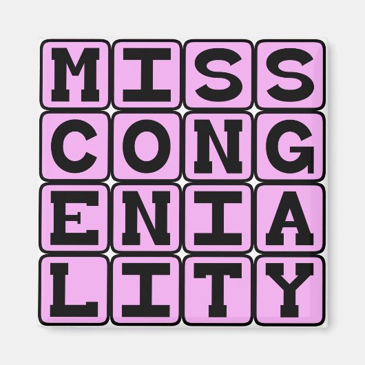 Aimant Miss Sympathie, Prix du Concours (Devant)