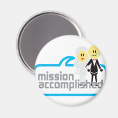 Aimant Mission Accompli le mariage (Recto/Verso)