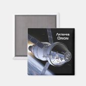 Aimant Mission Artemis Orion SLS Moon (Recto/Verso)