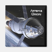 Aimant Mission Artemis Orion SLS Moon (Devant)