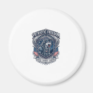 Aimant Mission de nuit patriotique Patriot Wolf Militaire