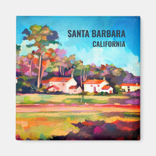 Aimant Mission Historical Park Père Noël Barbara CA