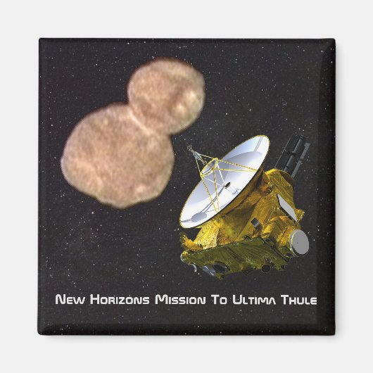 Aimant Mission Nouveaux Horizons À Ultima Thule (Devant)