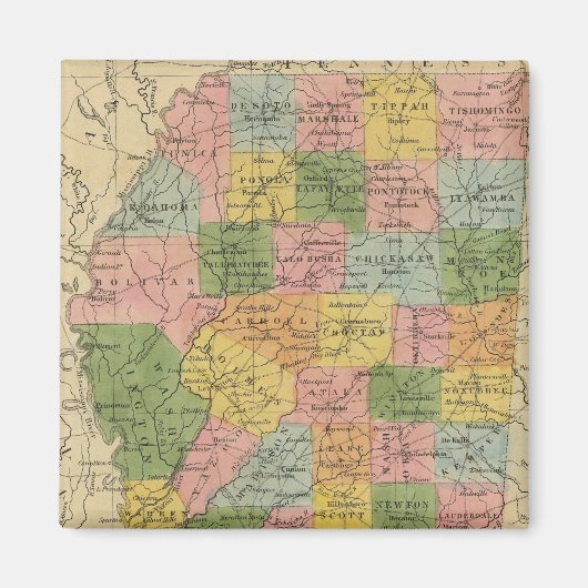 Aimant Mississippi 6 (Devant)