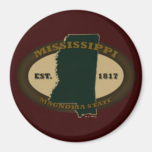 Aimant Mississippi Est. 1817
