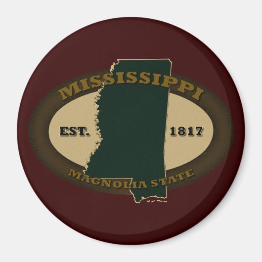 Aimant Mississippi Est. 1817 (Devant)
