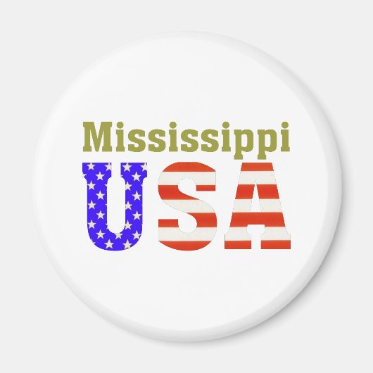 Aimant Mississippi USA ! (Devant)
